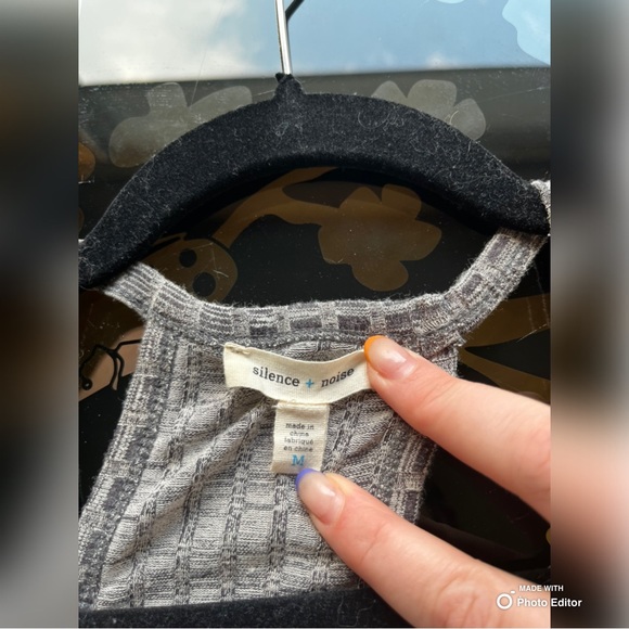 Silence + Noise Grey Bodycon Dress - Picture 3 of 3